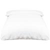 ZOLLNER 1 Copripiumino 240x200 cm, Cotone, Fodera da Coperta Matrimoniale, Morbido, Bianco