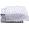 ZOLLNER 10 Strofinacci, 100% Cotone, 46x70 cm - Super assorbenti e robusti canovacci - Lavabili a 60°C - qualità gastronomica - certificati Oeko-Tex®, a quadretti grigi