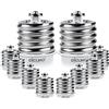 DiCUNO E40 a E27 Socket Converter 10-Pack Socket Adapter Adattatore di base per lampada di alta qualità per lampadine a LED, incandescenza e CFL