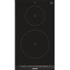 SIEMENS EH375FBB1E Piano cottura da incasso a induzione, vetroceramica nero, 2 zone, 30 cm