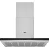 SIEMENS LF91BUV50 Cappa aspirante a isola, inox/nero, Home Connect, A+ 90 cm