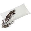 NATURECA Cuscino di grano Saraceno Cuscino per cervicale Cuscino Naturale 100% Pula di Grano Saraceno Bio, con fodera in Cotone, Cuscino ortopedico Cuscino guanciale letto 40 x 80 cm