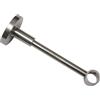 Gardinia Supporto con Base di Fissaggio per bastoni per Tende, 1 Binario, Chiuso, Linea New York