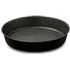 Guardini Blackstone, Tortiera liscia 28cm, Acciaio con rivestimento antiaderente, Colore black-stone