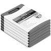 Mäser , serie Telesto II + III, set di 6 taglieri, 20 x 15 cm, plastica idrorepellente, argento