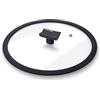 Moneta Coperchio Piatto, Bordo in Silicone, 28 cm