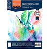 Vaessen Creative Florence Carta per Acquerello A4, Bianco, 300 g/mq, qualità Belle Arti, Grana Grossa, 100 Fogli per Pittura, Handlettering, Progetti Artistici e Altro Ancora, Blanco