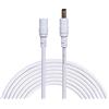 Liwinting 2m Cavo di Prolunga DC Maschio a Femmina Cavo di Alimentazione del Connettore 12V 2,1 mm x 5,5 mm per Adattatore di Potenza, LED, Fotocamera CCTV Potenza, Monitor e più - Bianco