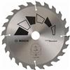 Bosch 1x Lama per Sega Circolare Standard (per Legno, Ø 165 x 1.6/1 x 20/16 mm, 24 Denti, ATB, con 1x Anello di Riduzione 16 mm, Accessori Seghe Circolari)