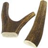ARTISAN GIFT CO Corno di Cervo per Cani, Osso per cani da Masticare 100% Naturale, peso minimo Confezione 100gr. (S - 2 pz.)