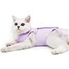 Dotoner Cat Professionale Recupero Vestito per Addominali ferite o malattie della Pelle, e-Collar Alternativa per Gatti e Cani, Dopo Un Intervento Chirurgico Wear, Home Abbigliamento (Viola,s)