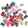 Carykon 50 fiocchi per peli di animali domestici con elastico per Yorkie di piccola taglia, colori assortiti