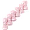 Camtiac Mini fermaglio per capelli per animali domestici, 6 fermagli per capelli rosa chiaro perlmtt 21