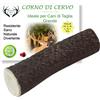 ARTISAN GIFT CO Corno di Cervo per Cani, Osso per cani da Masticare 100% Naturale, peso minimo dell'unità 150gr. (L - 1 pz.)