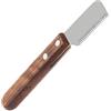 GingerUPer Coltello da Stripping a Denti Stretti,Professionale Spogliarello Knife Coarse Ergonomic Wooden Stripping Knife per Cani