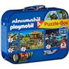 Playmobil CGS_55599 4 Puzzles in a Keepsake Tin, Multicolor