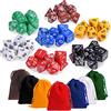 KUUQA 7 x 7 (49 Pezzi) Dadi poliedrici 7 Colore Dadi di Gioco