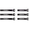BETAFPV 6pcs Black Battery Strap Rubberized Lipo Straps with 6 Sets No-Slip Rubber Pads for 2-4S RC Battery