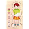 small foot Puzzle a strati Anatomia Ragazzo