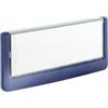 Durable 486007 Click Sign, Targa Fuori Porta in ABS, Sportellino Apribile con Tasto, Installazione con Viti o Biadesivo, 149x52,5 mm, Blu