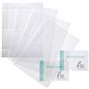 Durable 483219 - Crystal Sign Refill, fogli traslucidi microperforati, f.to 148x148 mm, trasparente, confezione da 10 fogli (20 inserti)