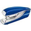 Leitz Cucitrice da Ufficio Flat Clinch, Capacità fino a 40 Fogli, Design Ergonomico in Metallo, Include Punti, Gamma NeXXt, 55050035, Blu