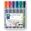 Staedtler 356 B WP6 Marker da Flipchart, 6 Pezzi