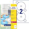 Avery-Zweckform Glossy CD/DVD Label - Colour Laser - L7760