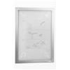 Durable 484323 Duraframe Wallpaper A4, Cornice Espositiva per Superfici Delicate, per Documenti f.to A4, 322x236 mm, Argento