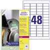 Avery Zweckform etichetta 45,7 X 21,2 mm A4 LC, ultraresistent WS 40blatt 1920st