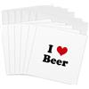 3DROSE GC 16616 1 6 x 15,2 cm I Love Beer biglietto d' auguri (confezione da 6)