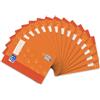 Oxford 100050403 - Quaderno scolastico, A4, lineatura 7 a quadretti, 7 mm, 16 fogli, carta ottica 90 g/m², confezione da 15 pezzi, colore: Arancione