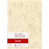 Brunnen - Carta universale multiuso, formato A4, grammatura: 120 g/m², colore: Camoscio con effetto marbré, 35 Pezzi