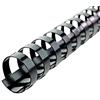 GBC Dorsi plastici A5 14A 12mm 100pz - Nero - 4400010