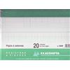 Exacompta 6200E 25/32 - Registro contabile alla francese, 20 colonne, 80 pagine