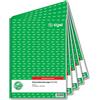 Sigel moduli - Cassa abrechnungen autoscrivente, 2 x 40 pagine (5x confezione) 10 pezzi