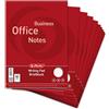 herlitz Landre 100050264 - Blocco a spirale, formato A4, 50 pagine a quadretti, 70 g/mq, 10 pezzi