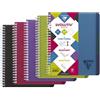 Clairefontaine 329156C Linicolor intensi Evolutiv'Book Quaderno a Spirale forato - A4+ 22, 5x29, 7cm 240 Pagine staccabili a righe Cadrées con margini Carta 90g copertina in polipropilene colore casuale