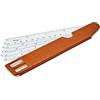 PARDO Tortora 13006 - Righello triangolare Extra 10 elementi, colore: marrone