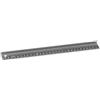 Dahle 10683 - Righello da taglio (30 cm, in alluminio, impugnatura alta, antiscivolo, colore: Nero
