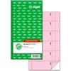 Sigel BO098 Voucher-Blocco di biglietti, colore: rosa, 360 Tearable senza fotocopiatrici, 105 x 200 mm, 2 pezzi, 60 fogli