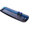Westcott E-15804 00 Taglierina, lunghezza di taglio 30 cm, con lama standard e scanalata, nero/blu