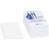 Baier & Schneider Blocco Note Gastronomie, Colla, senza rilegatura, 70 G/MQ, Blanco, 75 X 140 mm, 10 x 50 fogli