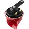 HELLA Tromba,STYLE HORN TE24,12V,110dB(A),Gamma frequenze,500Hz,Tono alto,elettrico,Colore alloggiamento/sede,rosso/nero,Attacco piatto ad innesto,Quantità,1,3FG 007 424-011