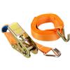 Unitec 75235-Cinghia di Ancoraggio con cricchetto e Gancio, 25 mm x 5 m, 500 kg/Force DIN