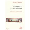 Donzelli Editore Il diritto e la ragione. Rousseau, Kant, Goethe