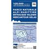 IGC Carta n. 113 Parco naturale Alpi Marittime, Entracque, Valdieri, Mercantour, Gelas 1:25.000. Carta dei sentieri e dei rifugi