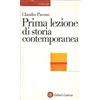Laterza Prima lezione di storia contemporanea