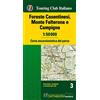Touring Foreste Casentinesi, Monte Falterone e Campigna 1:50.000. Carta escursionistica del parco. Con Libro: Foreste Casentinesi, Monte Falterone e Campigna. Guida del parco: 3