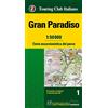 Touring Gran Paradiso 1:50.000. Carta escursionistica del parco. Con Libro: Gran Paradiso. Guida del parco